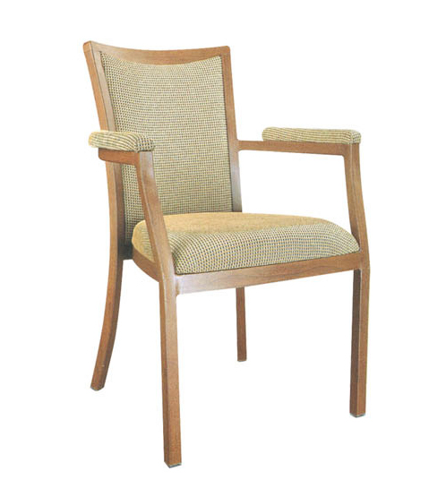 Commercial Restaurant Armchairs Aluminum Dining Arm Chair - Image 8