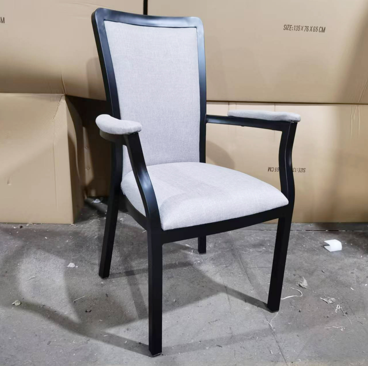 Aluminum Dining Arm Chair