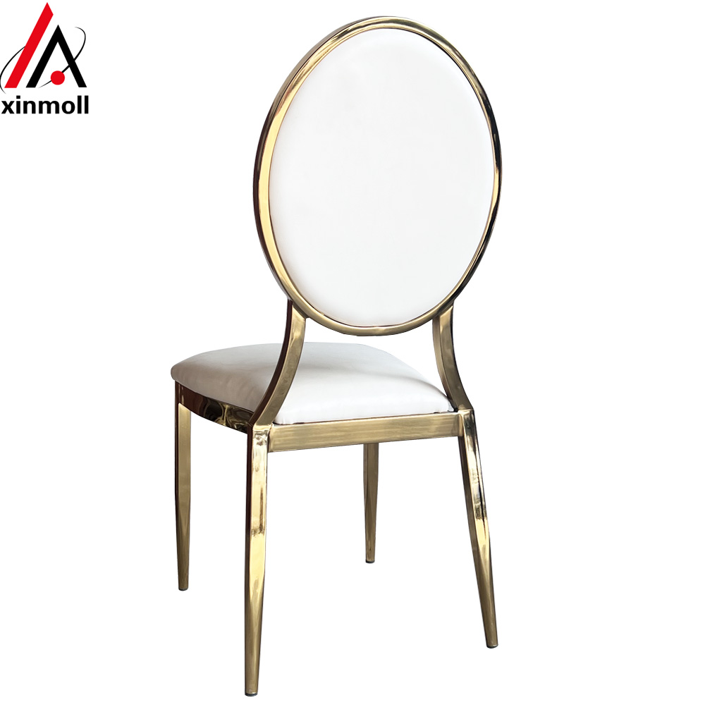 gallery images for gold round wedding chairs