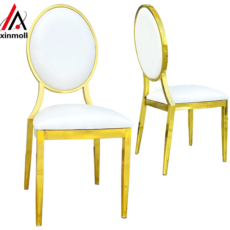 gallery images for gold round wedding chairs