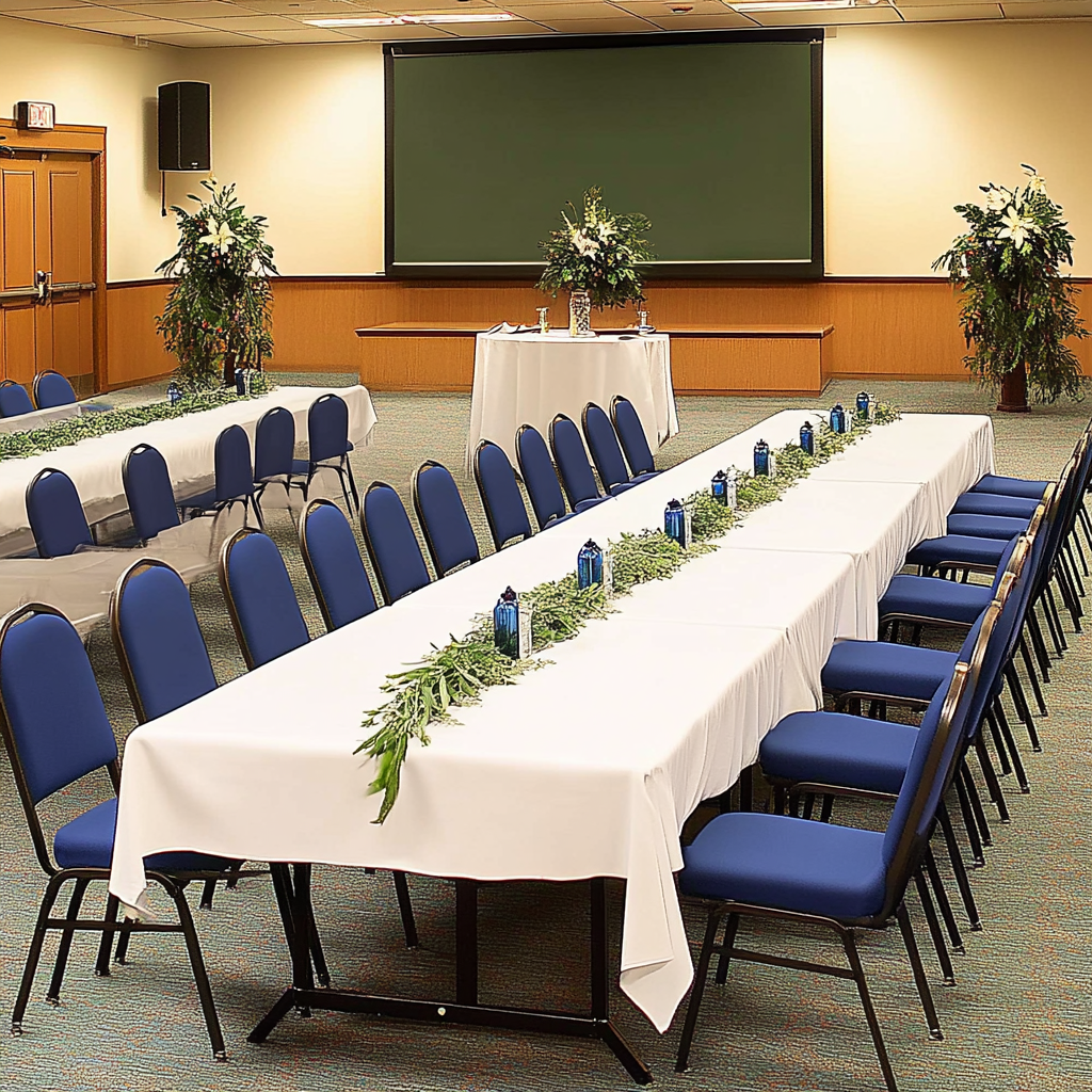 Classic Banquet Chairs – Customizable Fabric (COM) | Stackable Steel Frame | 12-Year Warranty