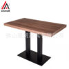 Wholesale Customizable Solid Wood Laminated MDF Restaurant Dining Tables