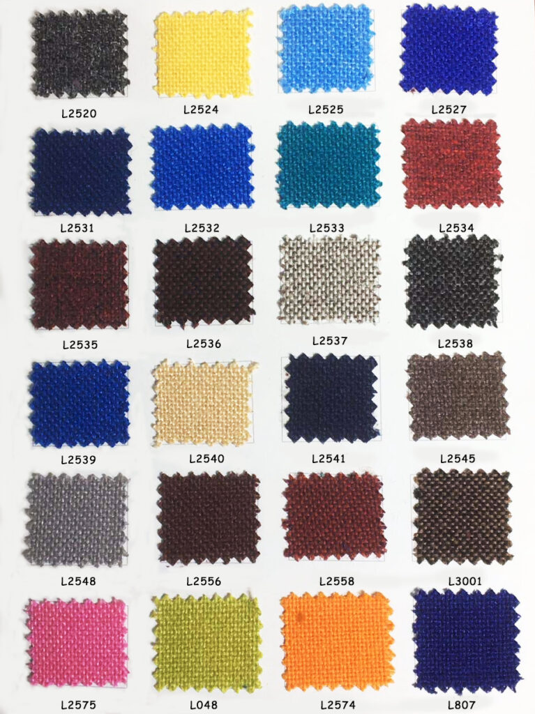 Linda Series linen fabric swatch by BetterUs – premium textured upholstery for church and event chairs