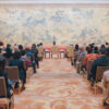 Banquet chairs used in hotel VIP event room