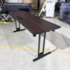 Foldable Training Table with Side Power Switch and Steel Frame