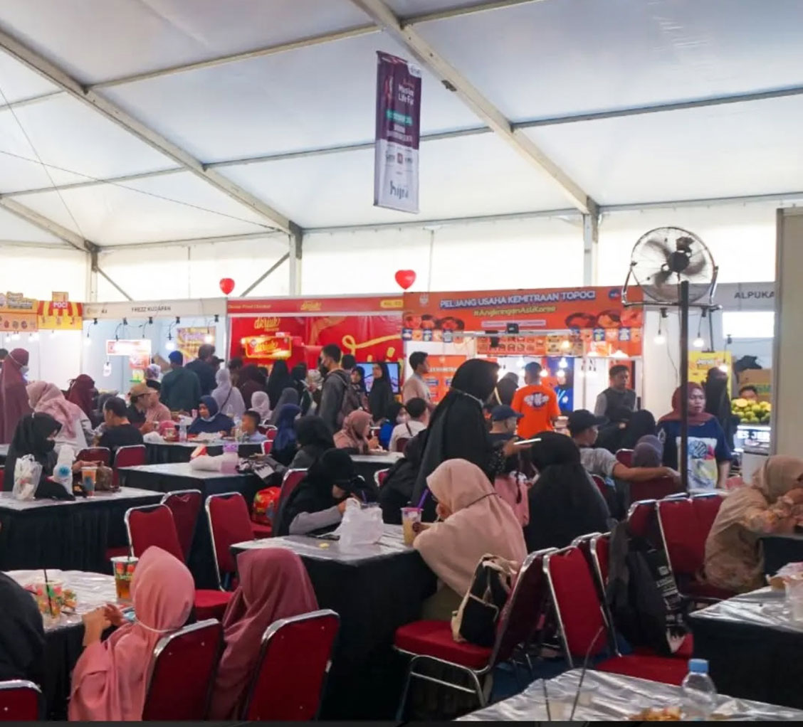 Indoor business event at Sheraton Langkawi with neatly arranged red stainless steel chairs