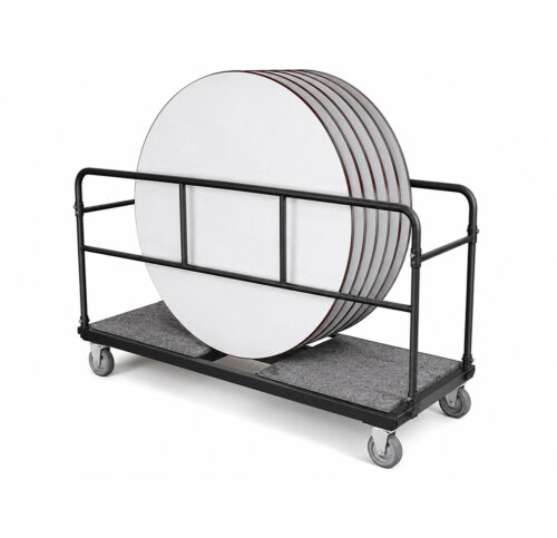 Round Table Dolly – Heavy-Duty Banquet Table Transport Cart