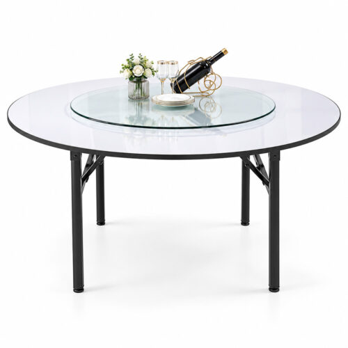 Commercial round dining table for hotels, restaurants and banquet venues